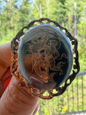 Vintage Mexican Sterling Brooch